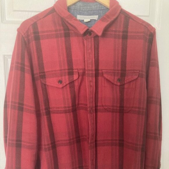 Outerknown Blanket Shirt (red flannel) - Picture 1 of 4